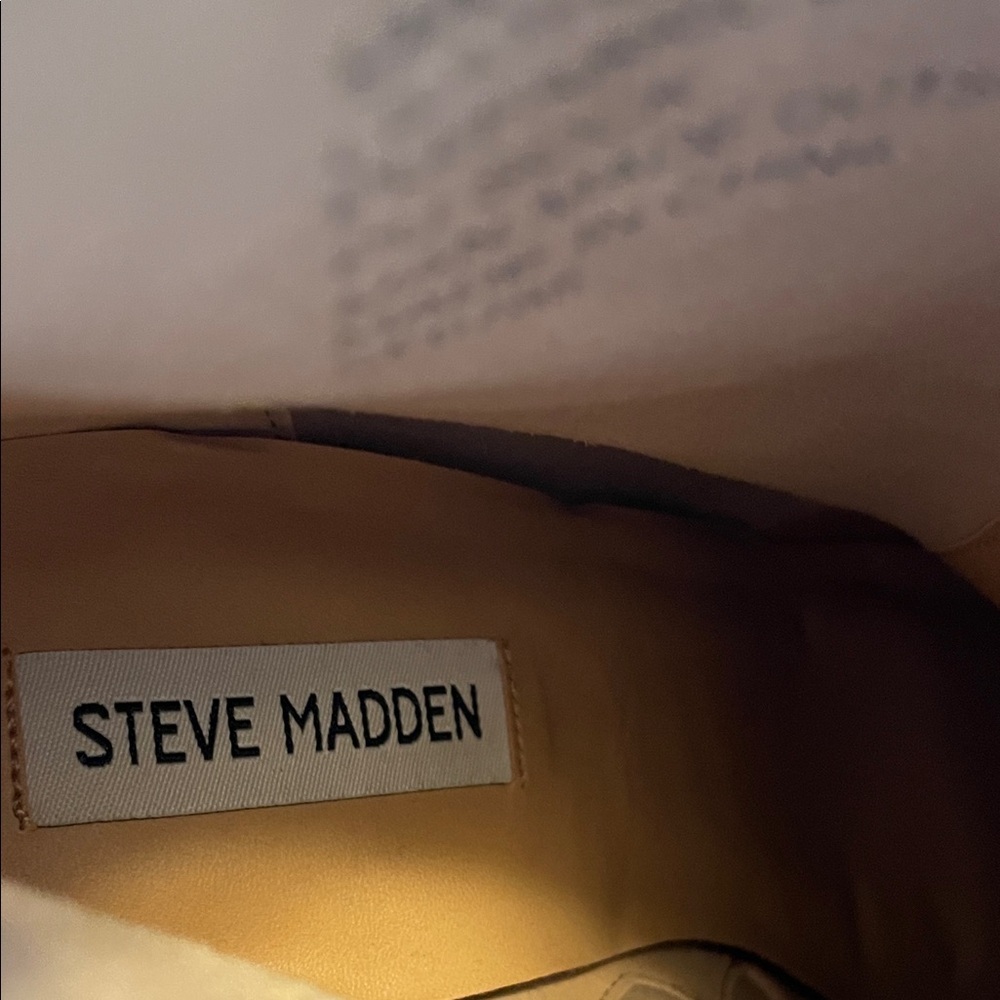 Steve Madden Tan Ankle Booties - Picture 5 of 6